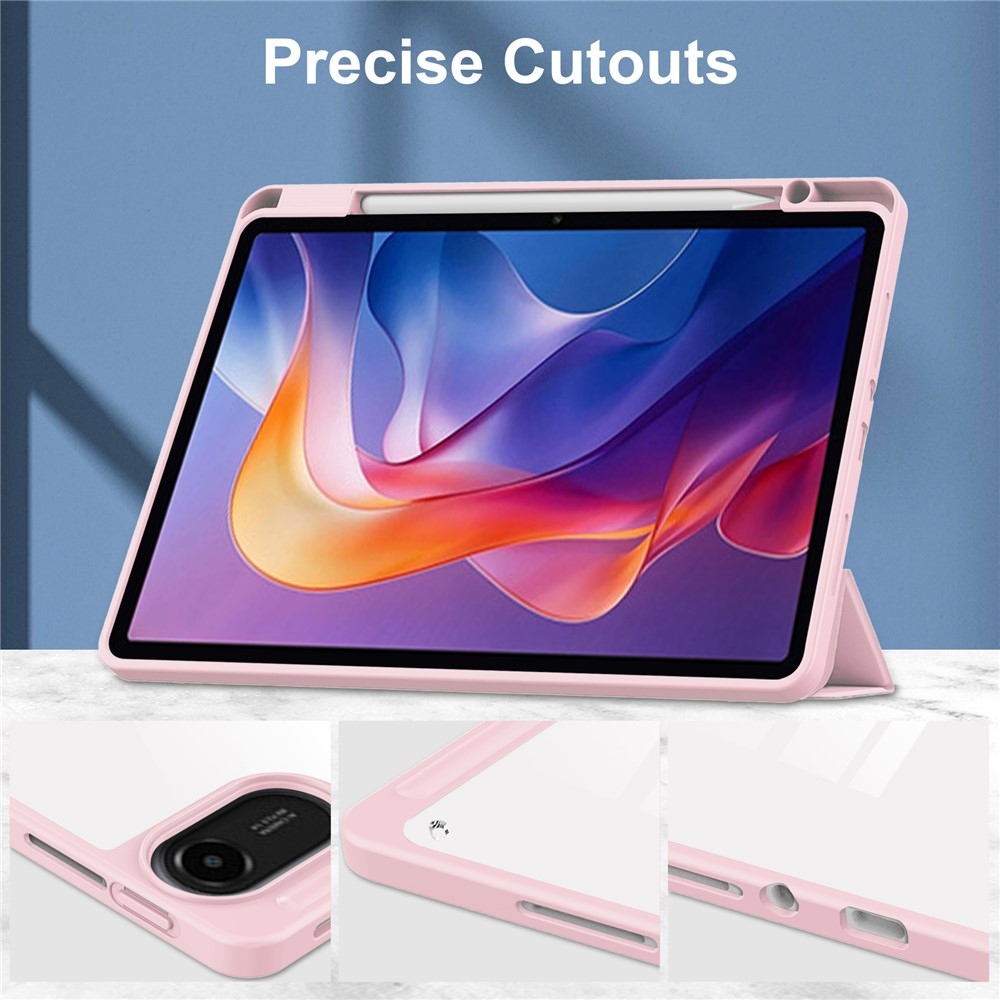 Case chytré zatváracie púzdro na tablet Xiaomi Redmi Pad 2 - ružové