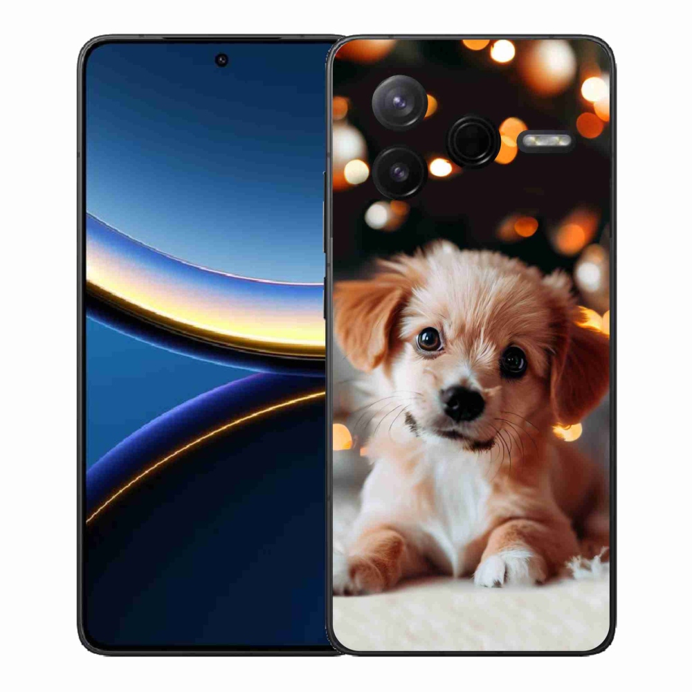 Gélový kryt mmCase na Xiaomi Poco F7 Pro - šteniatko