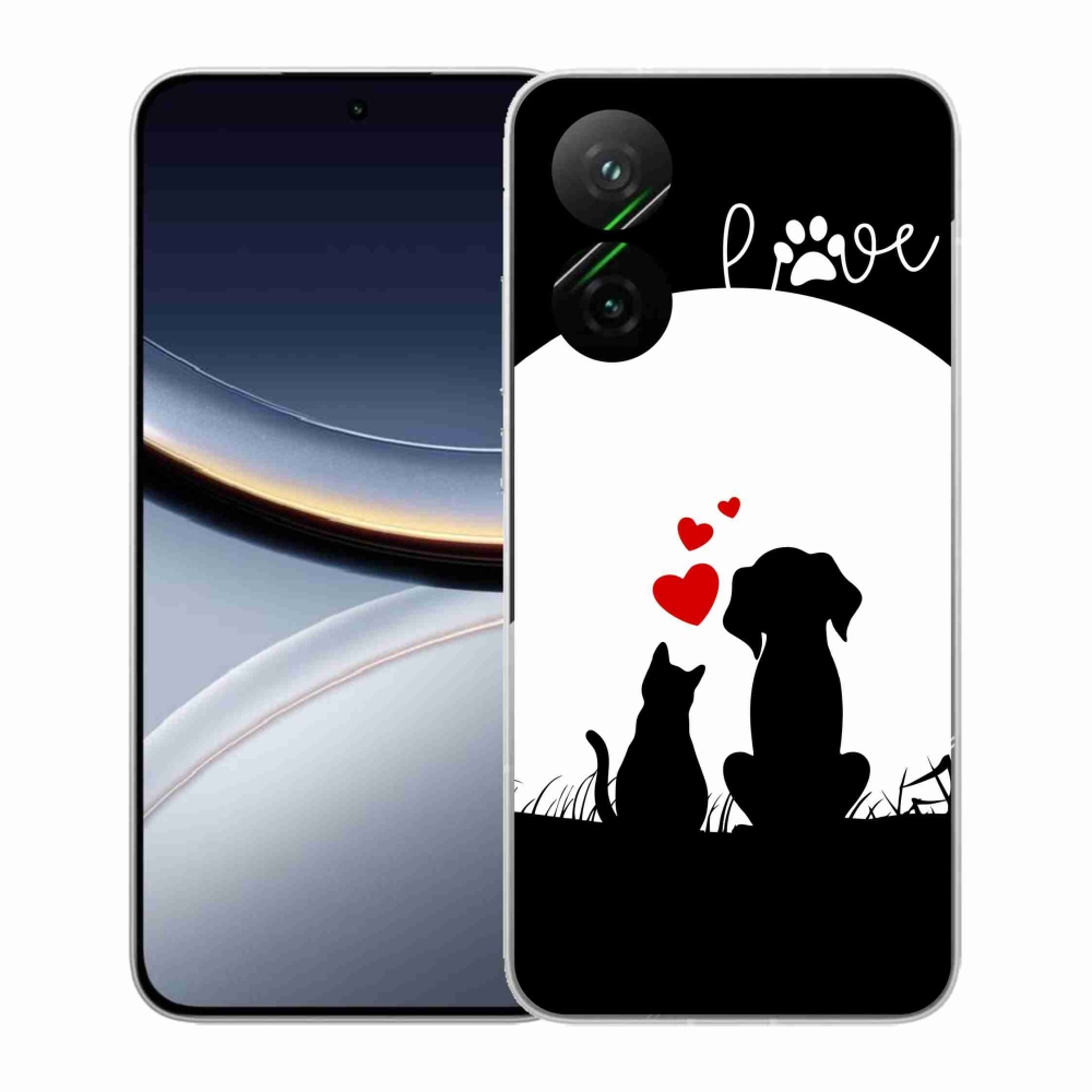 Gélový kryt mmCase na Xiaomi Poco F7 5G - zvieracia láska
