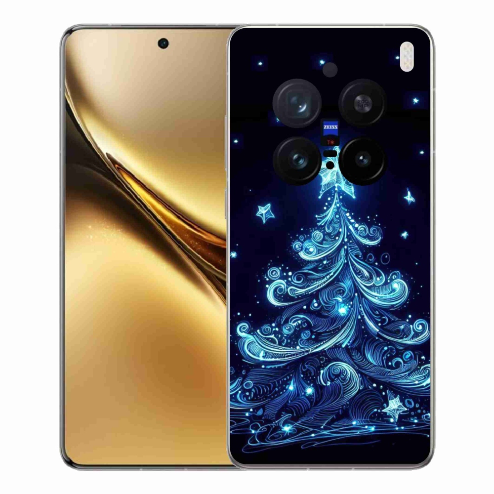 Gélový kryt mmCase na Vivo X200 Pro 5G - neónový vianočný stromček 4
