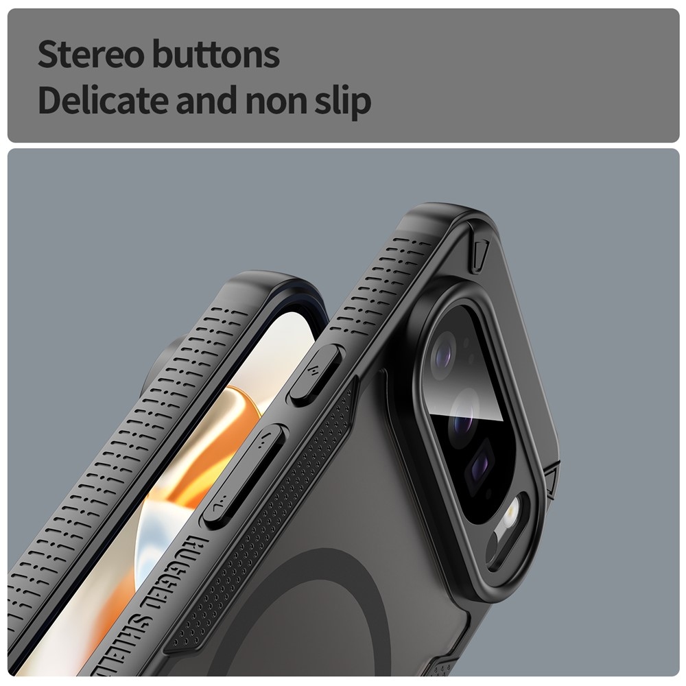 Froste odolný kryt s MagSafe na Google Pixel 10 Pro - čierny