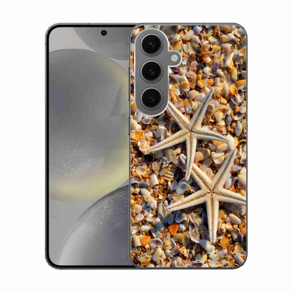 Gélový kryt mmCase na Samsung Galaxy S24 - morské hviezdice