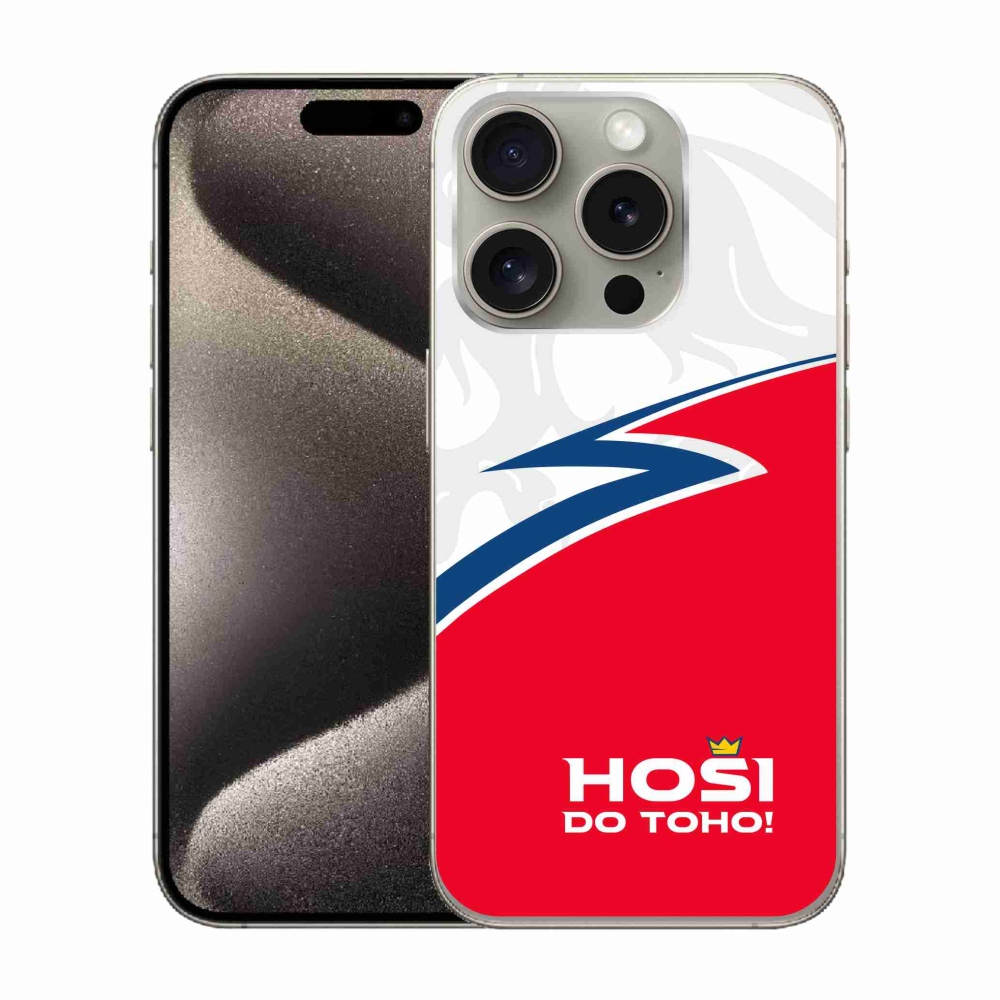 Gélový kryt mmCase na iPhone 15 Pro - chlapci do toho 1