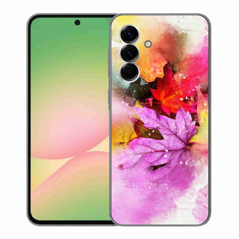 Gélový kryt mmCase na Samsung Galaxy A56 5G - farebné listy