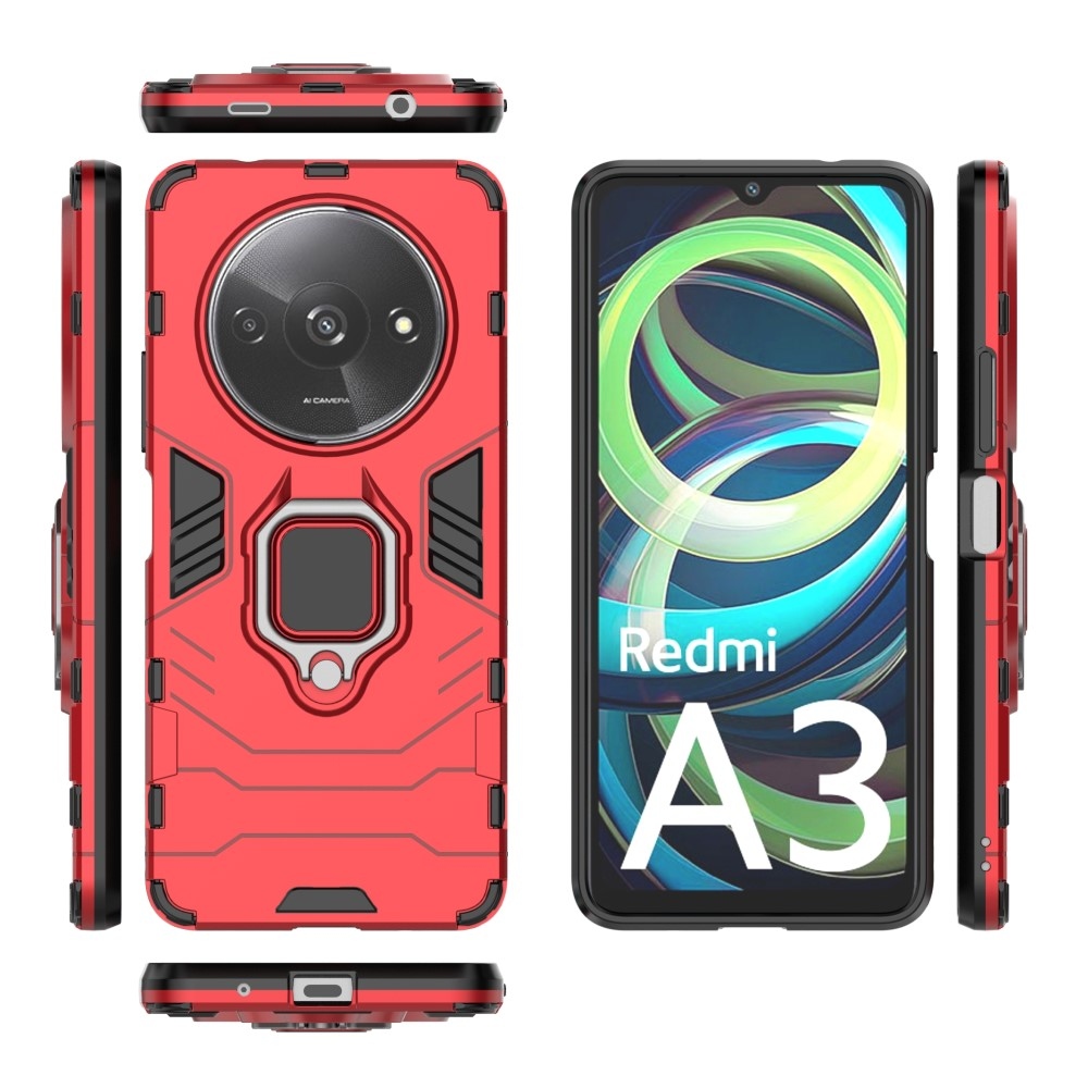 Guardy odolný kryt na Xiaomi Redmi A3 - červený