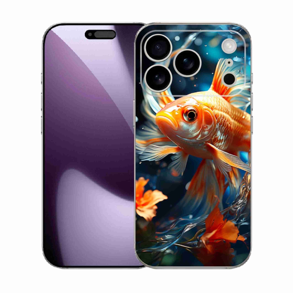Gélový kryt mmCase na iPhone 17 Pro - rybka