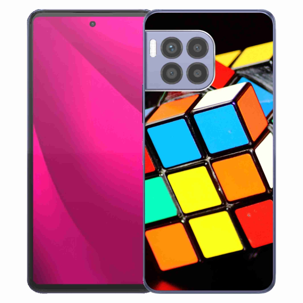 Gélový kryt mmCase na T-Mobile T Phone 2 Pro - rubikova kocka
