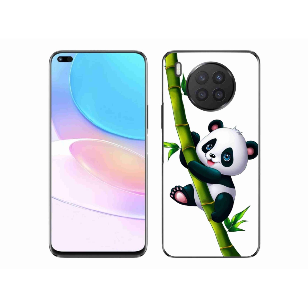 Gélový kryt mmCase na Huawei Nova 8i - panda na bambuse