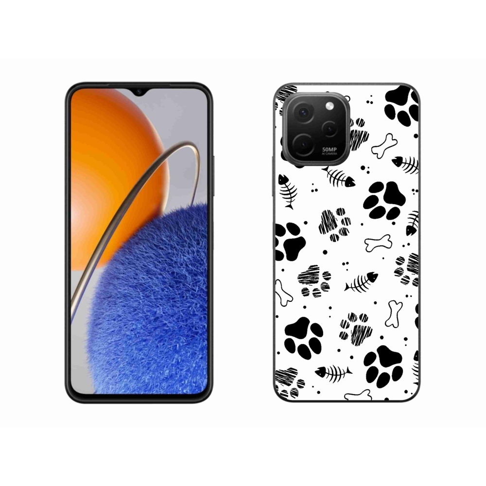 Gélový kryt mmCase na Huawei Nova Y61 - psie labky 1