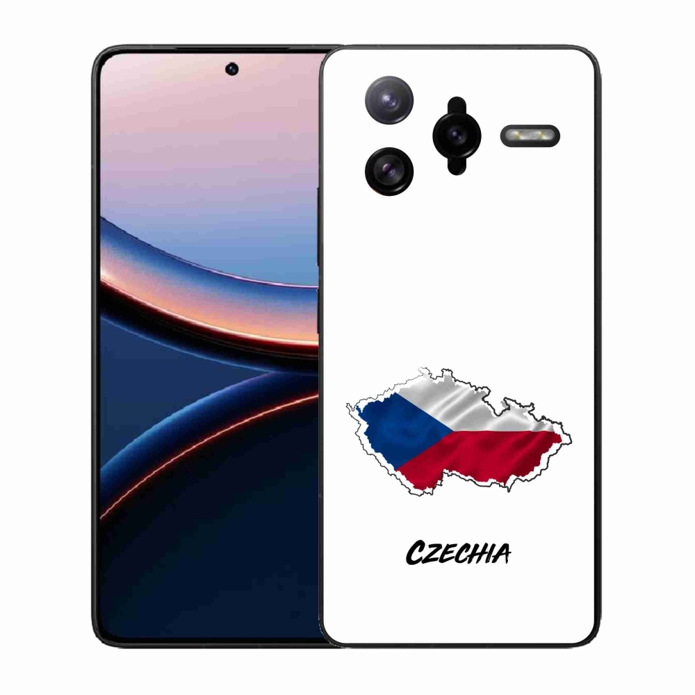 Gélový kryt mmCase na Xiaomi Poco F7 Ultra - Czechia biele pozadie