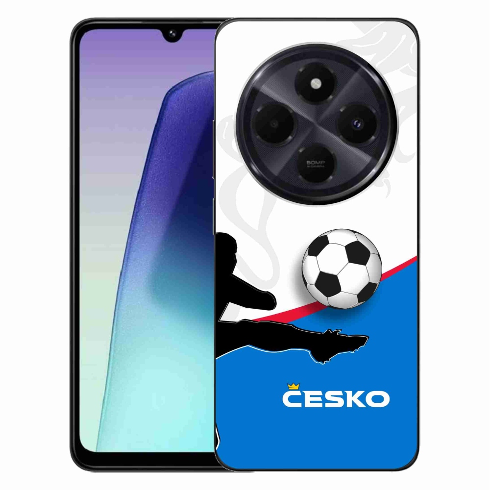 Gélový kryt mmCase na Xiaomi Redmi 14C/Poco C75 - futbal Česko 3