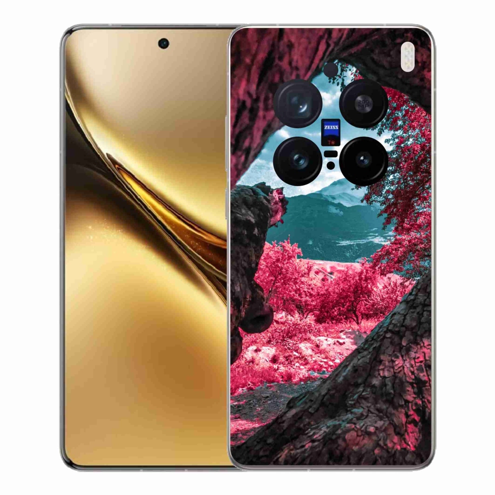 Gélový kryt mmCase na Vivo X200 Pro 5G - výhľad na hory
