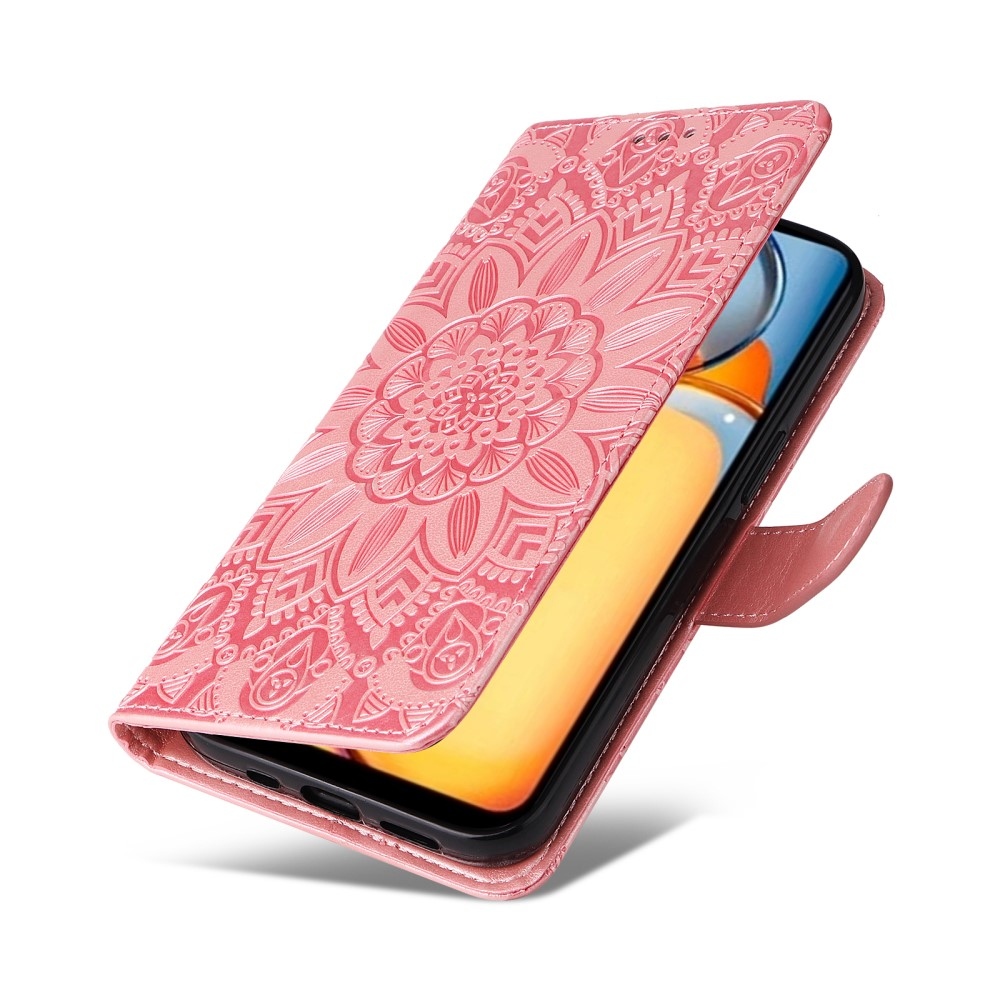 Sunflower knižkové púzdro na Xiaomi Poco C65/Redmi 13C - ružové