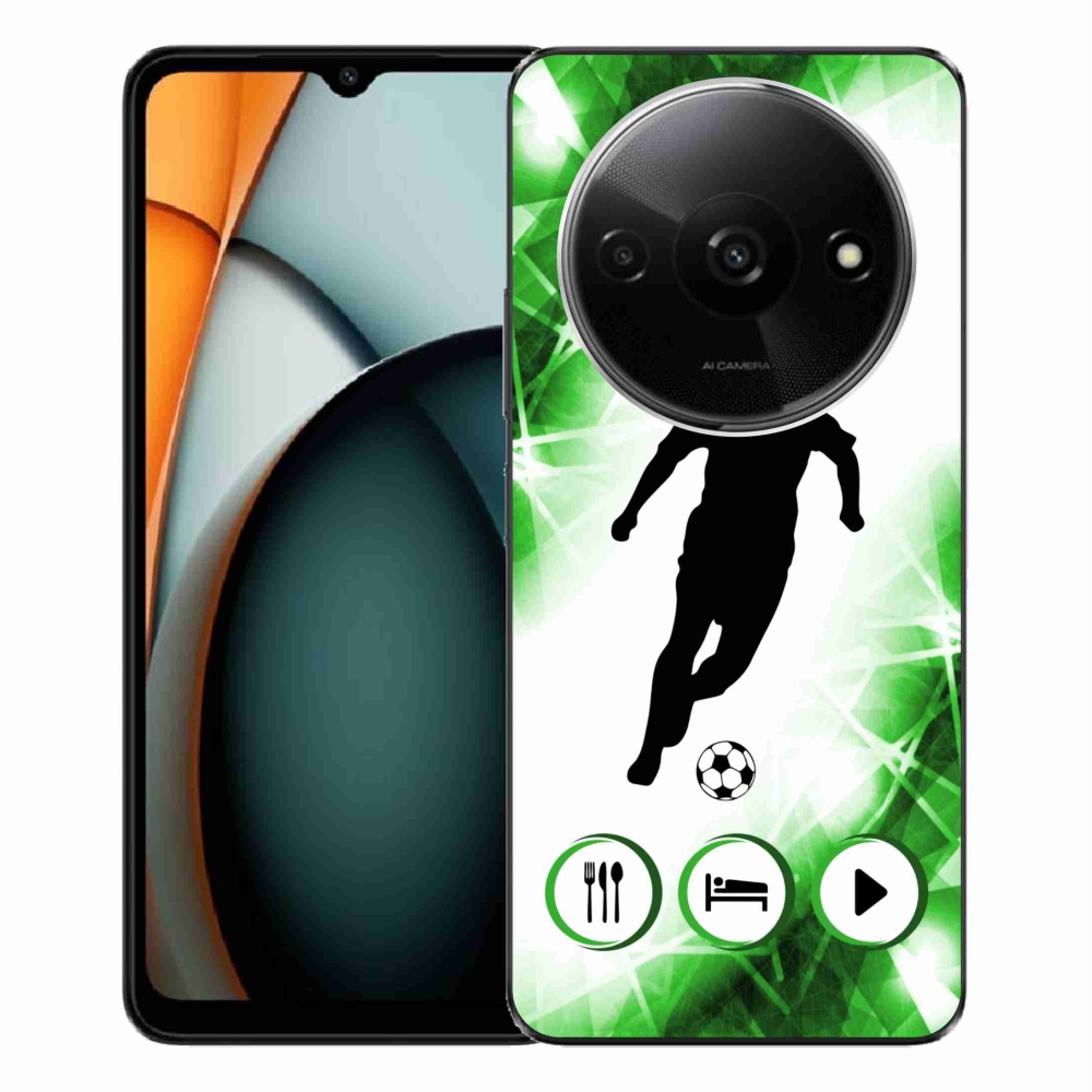 Gélový kryt mmCase na Xiaomi Redmi A3 - futbalista