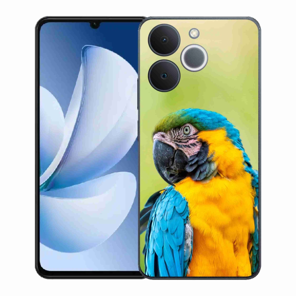 Gélový kryt mmCase na Realme Note 70T - papagáj ara 2