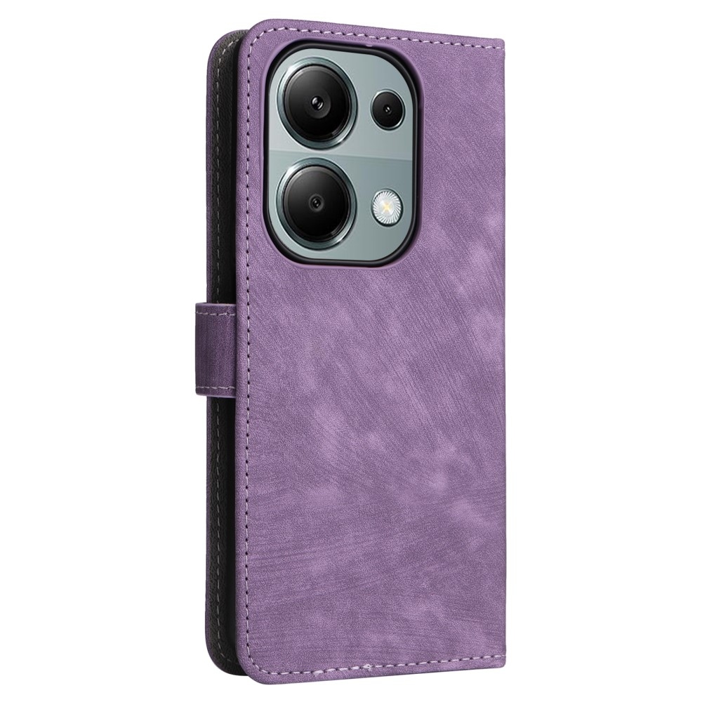 RFID knižkové púzdro na Xiaomi Redmi Note 14S/Note 13 Pro 4G/Poco M6 Pro - fialové