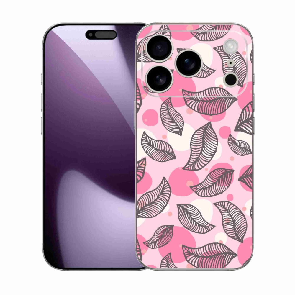 Gélový kryt mmCase na iPhone 17 Pro - kreslené padajúce listy