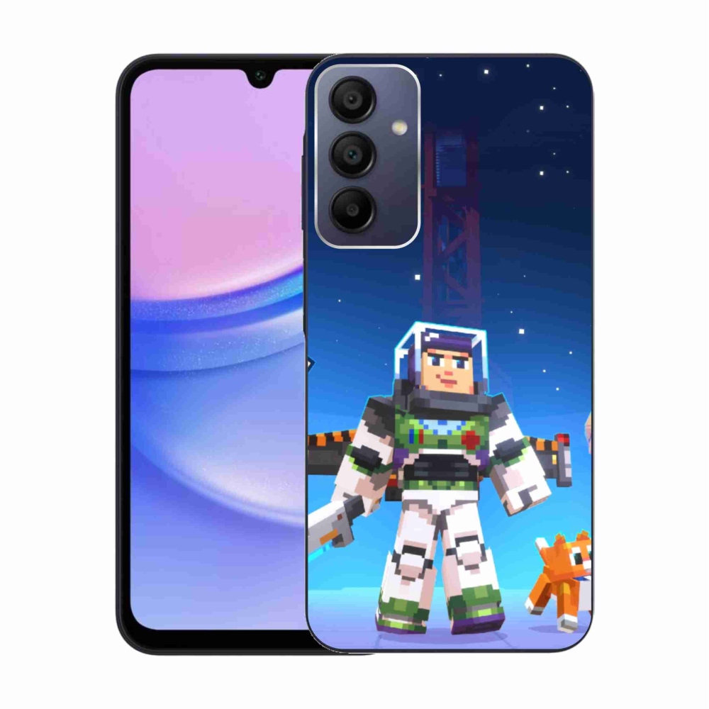 Gélový kryt mmCase na Samsung Galaxy A15 4G/5G - minecraft 2