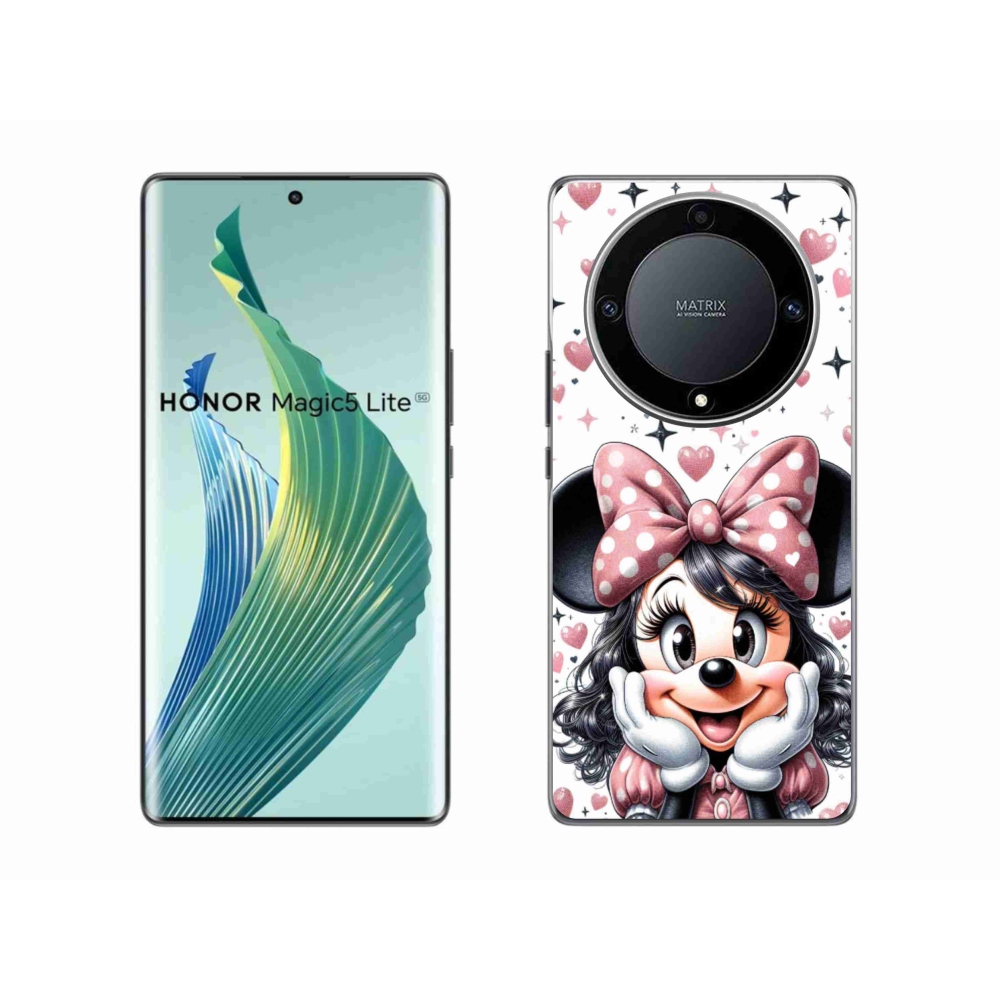 Gélový kryt mmCase na Honor Magic 5 Lite 5G - minnie