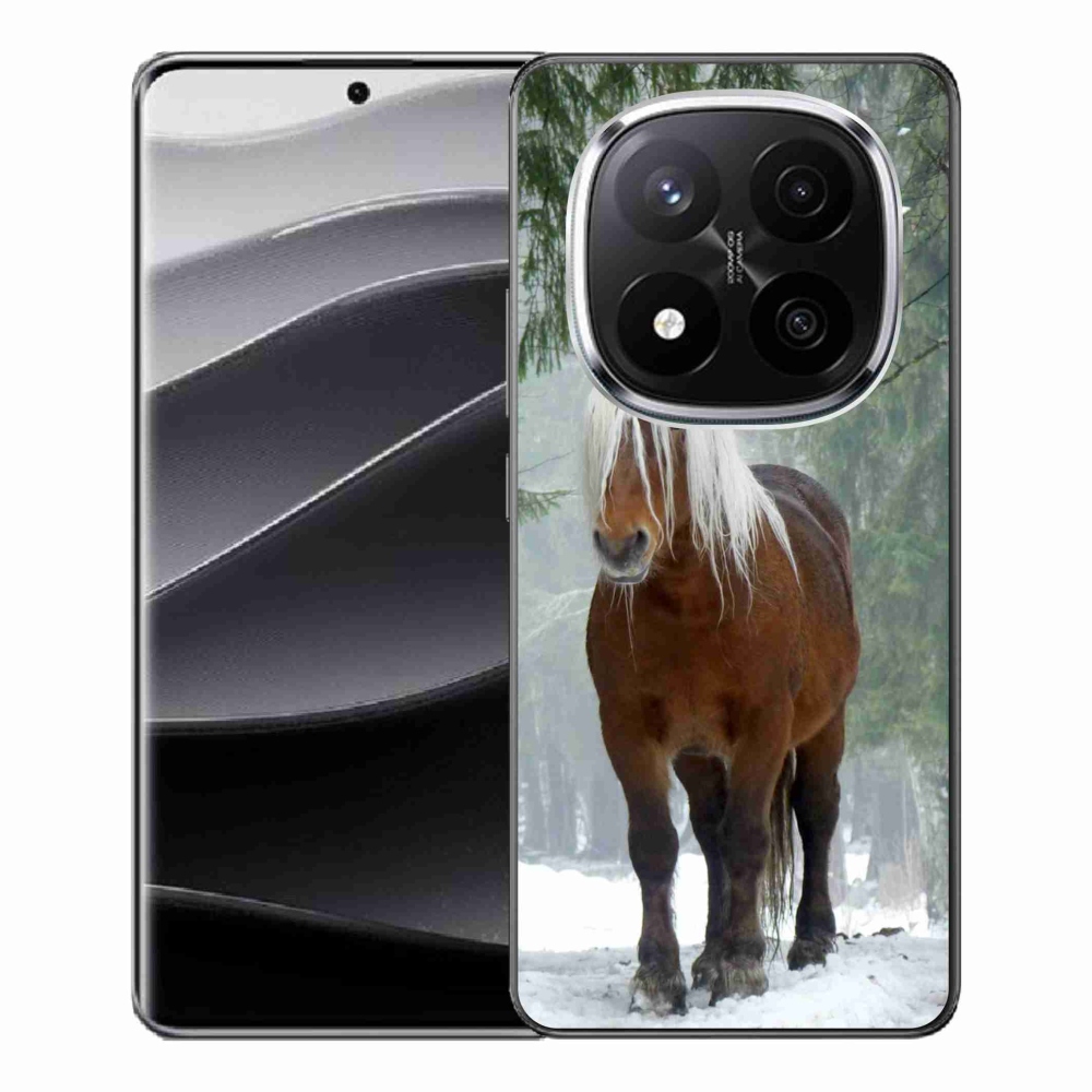 Gélový kryt mmCase na Xiaomi Redmi Note 14 Pro+ 5G - kôň v lese