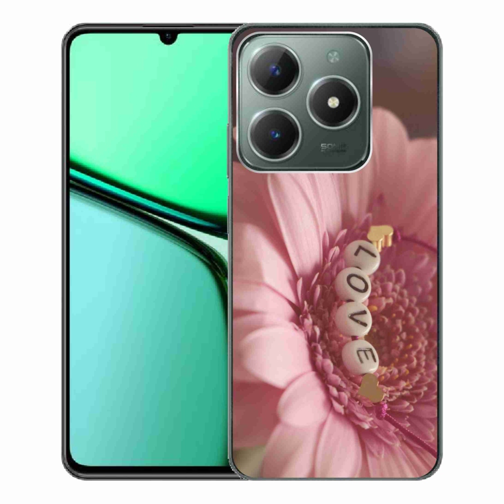 Gélový kryt mmCase na Realme C61 - prívesok love