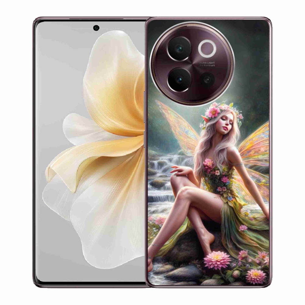 Gélový kryt mmCase na Vivo V40 Lite 5G - motýlia žena 1