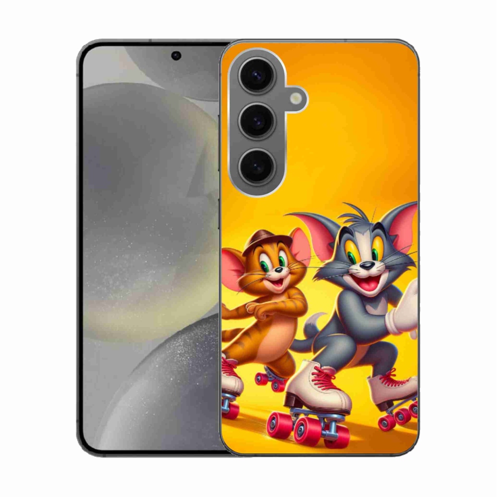 Gélový kryt mmCase na Samsung Galaxy S24 - tom a jerry