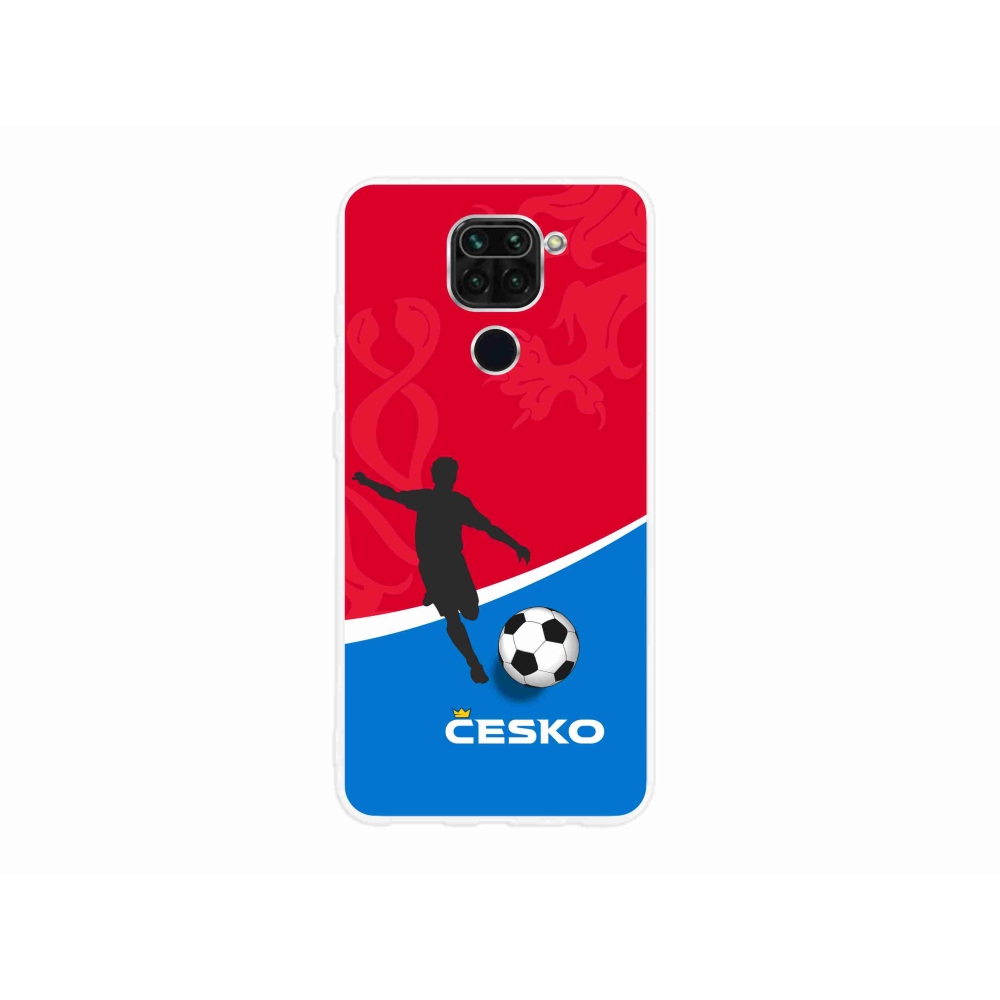 Gélový kryt mmCase na Xiaomi Redmi Note 9 - futbal Česko