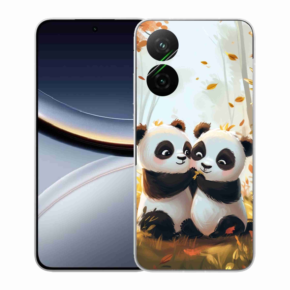 Gélový kryt mmCase na Xiaomi Poco F7 5G - pandy
