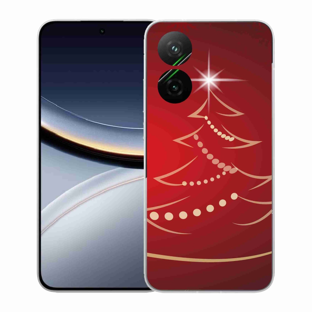 Gélový kryt mmCase na Xiaomi Poco F7 5G - kreslený vianočný stromček