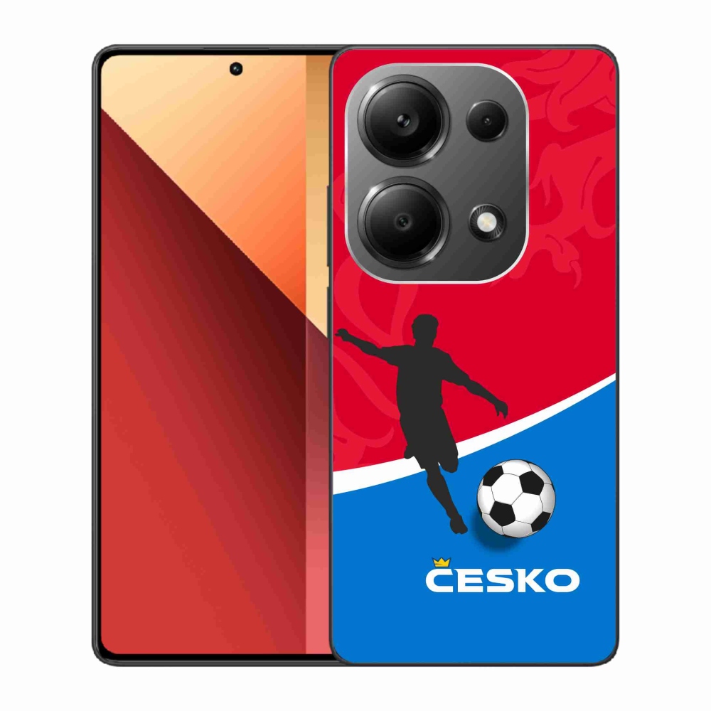 Gélový kryt mmCase na Xiaomi Redmi Note 13 Pro 4G/Poco M6 Pro - futbal Česko