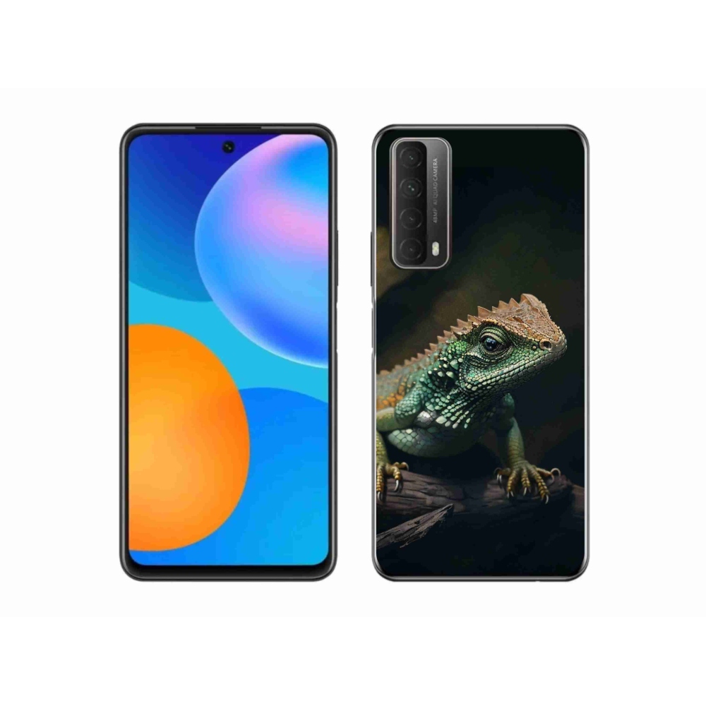 Gelový kryt mmCase na Huawei P Smart (2021) - ještěr