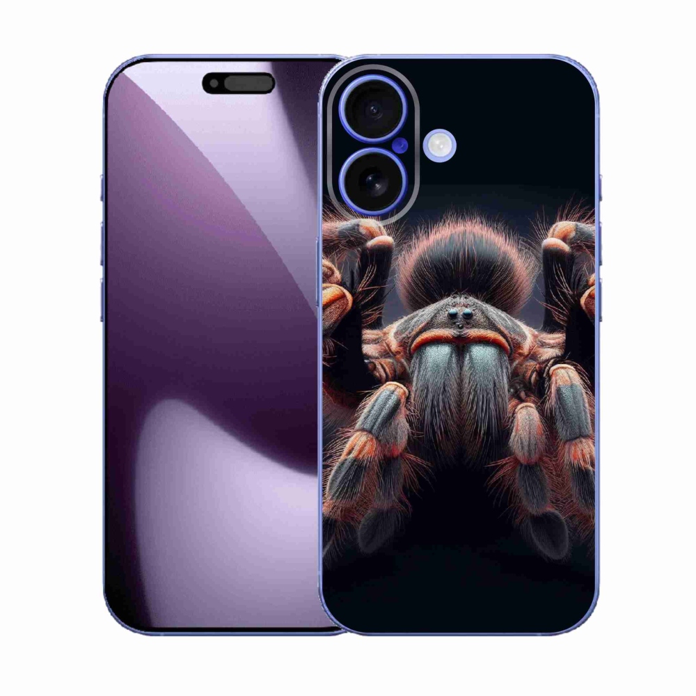 Gélový kryt mmCase na iPhone 17 - tarantula