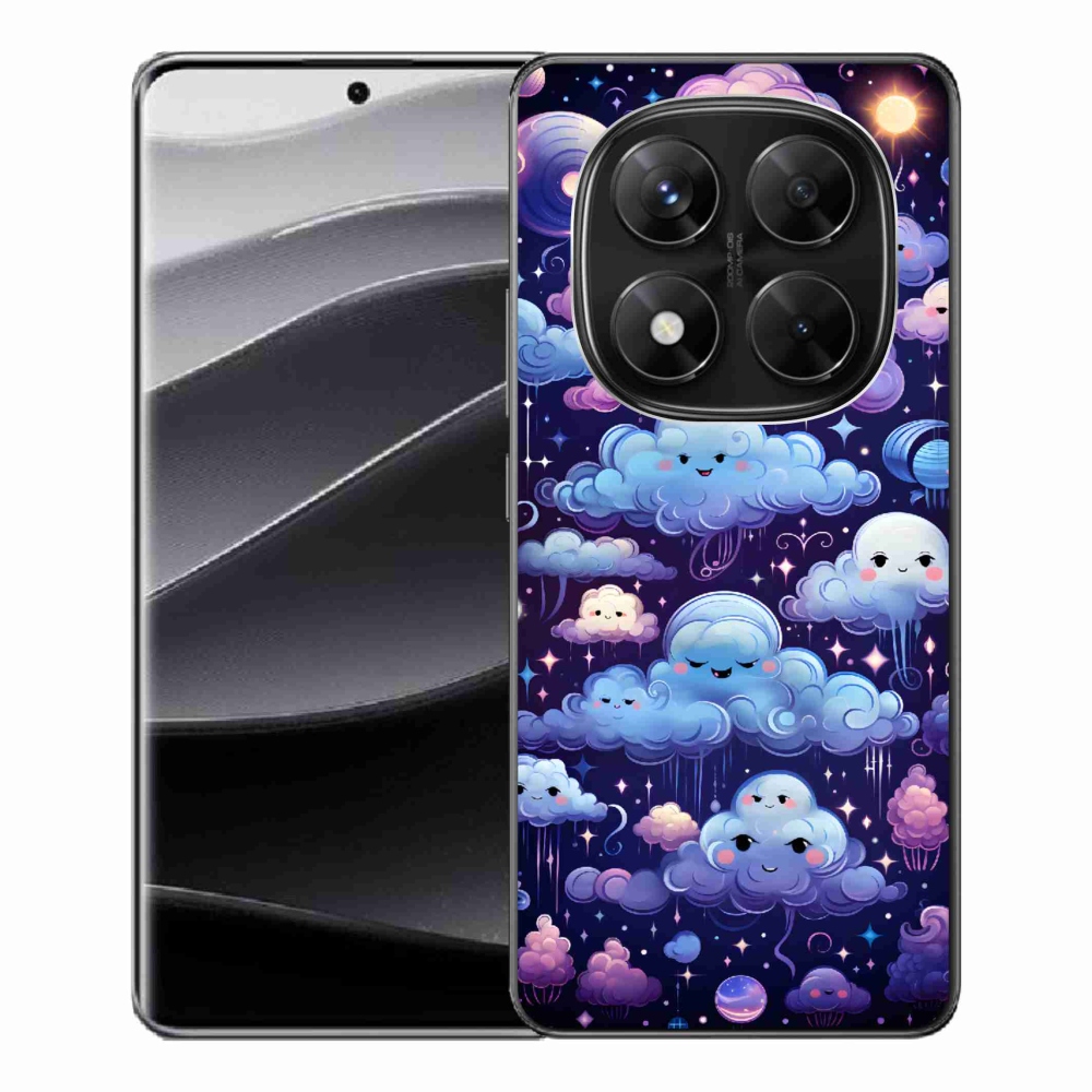 Gélový kryt mmCase na Xiaomi Redmi Note 14 Pro 5G/Poco X7 5G - mráčky