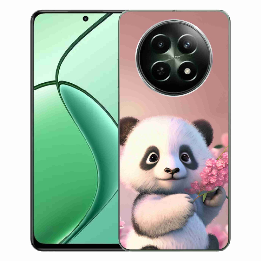 Gélový kryt mmCase na Realme 12 5G/12x 5G - roztomilá panda