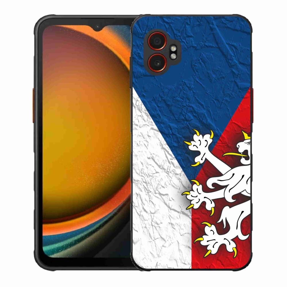 Gélový kryt mmCase na Samsung Galaxy Xcover 7 Pro - česká vlajka 1