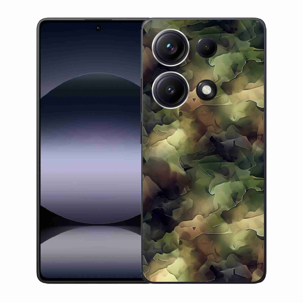 Gélový kryt mmCase na Xiaomi Redmi Note 14S - maskáčový vzor 10