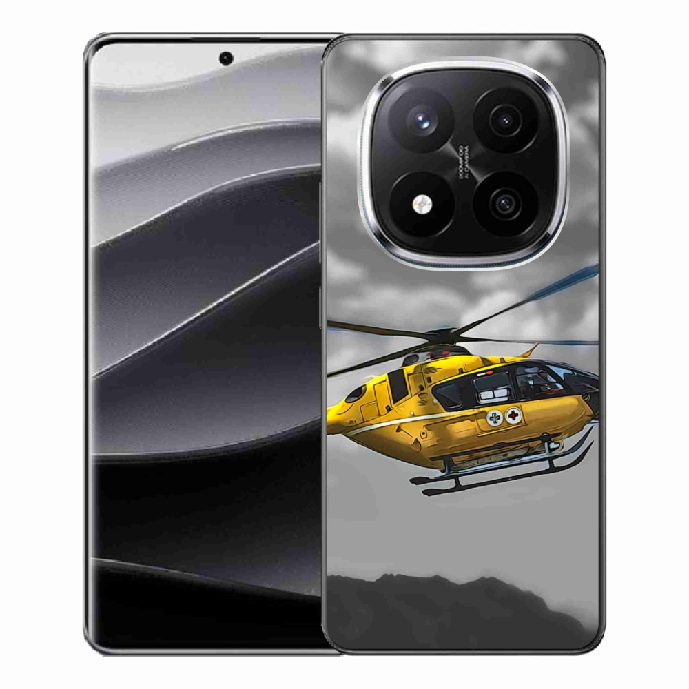 Gélový kryt mmCase na Xiaomi Redmi Note 14 Pro+ 5G - žltá helikoptéra