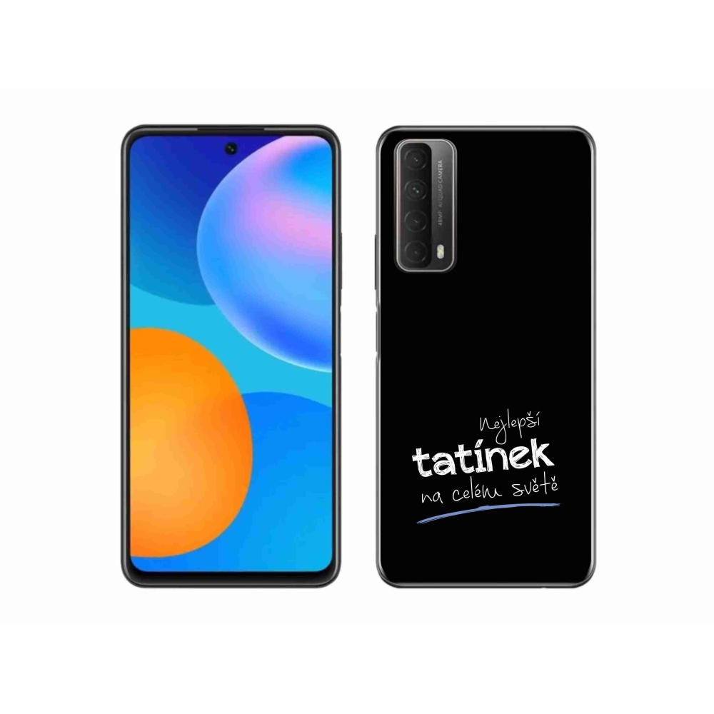 Gélový kryt mmCase na Huawei P Smart (2021) - najlepší otecko 4 čierne pozadie