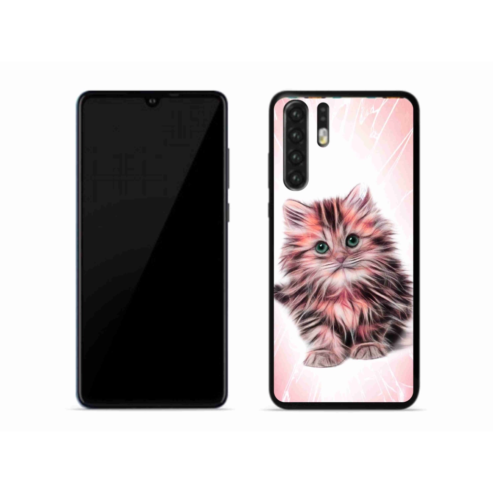 Gélový kryt mmCase na mobil Huawei P30 Pro - roztomilé mačiatko