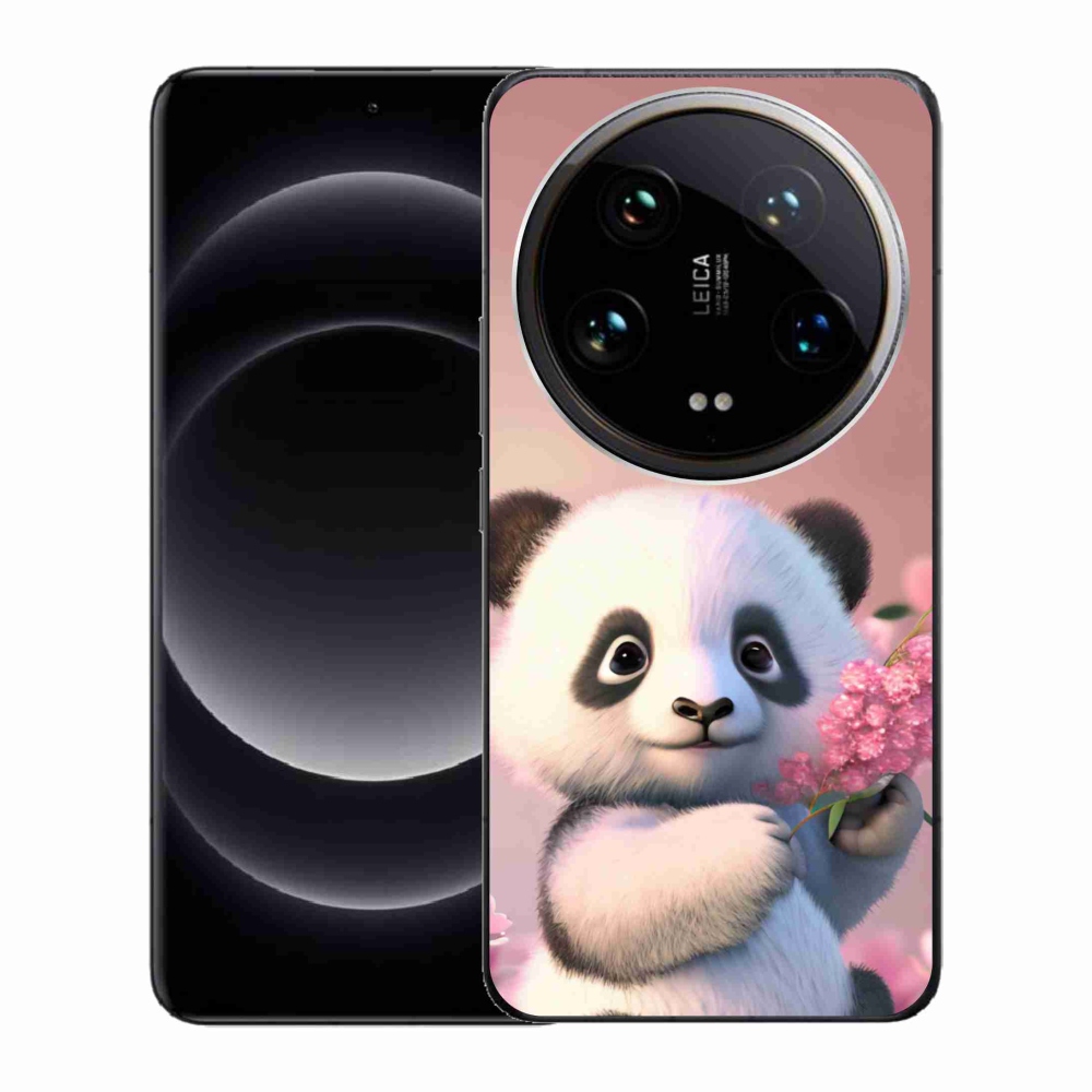 Gélový kryt mmCase na Xiaomi 14 Ultra - roztomilá panda