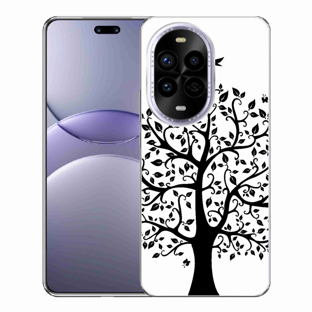 Gélový kryt mmCase na Huawei Nova 13 Pro 5G - čiernobiely strom