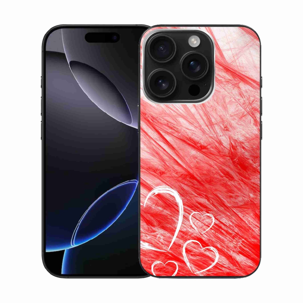 Gélový kryt mmCase na iPhone 16 Pro - heart