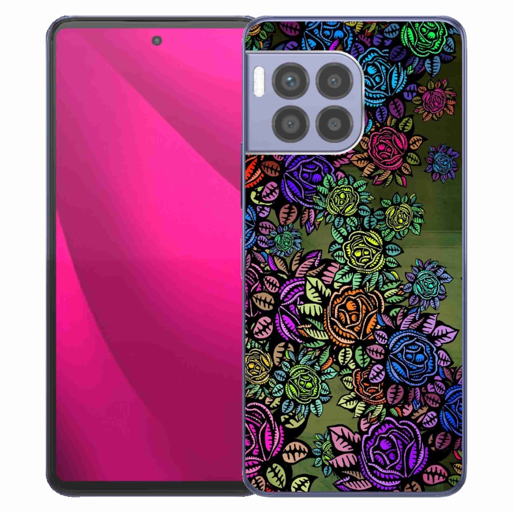 Gélový kryt mmCase na T-Mobile T Phone 2 Pro - kvety 6