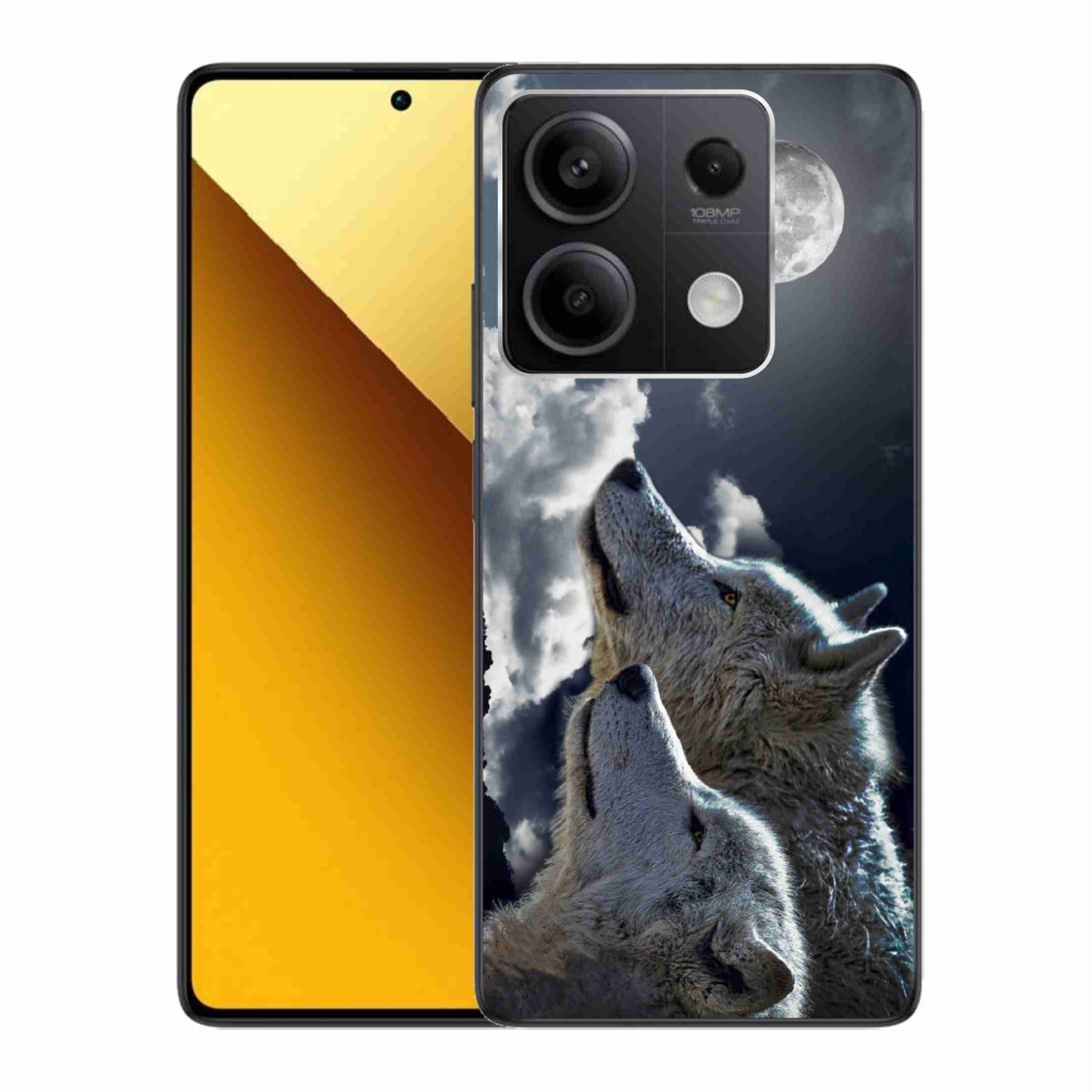 Gélový kryt mmCase na Xiaomi Redmi Note 13 5G - vlci