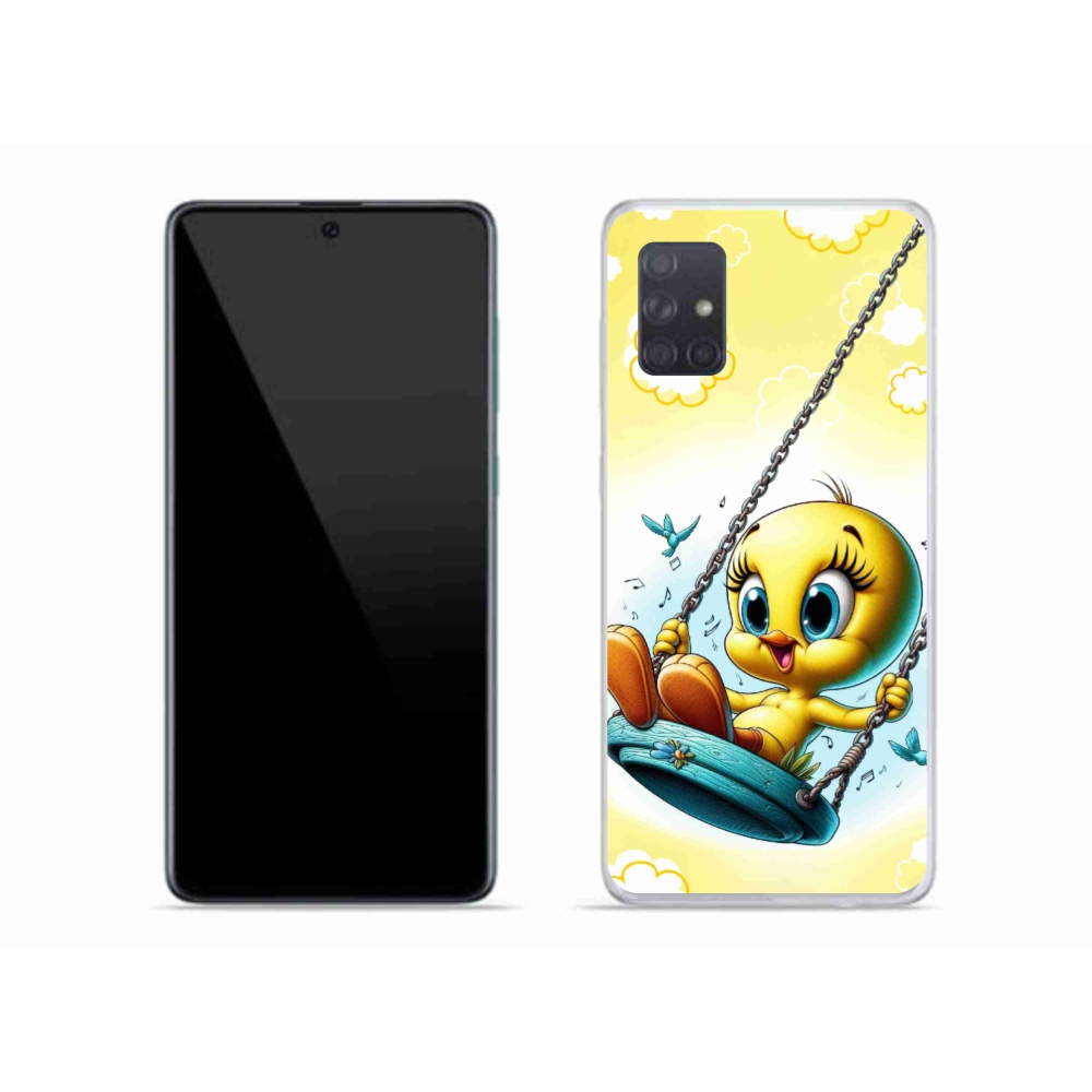 Gélový kryt mmCase na Samsung Galaxy A71 - tweety