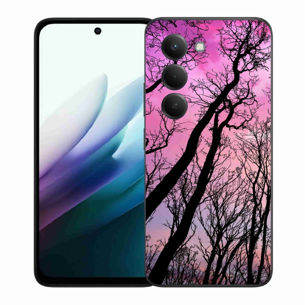 Gélový kryt mmCase na Xiaomi Redmi 15 4G/5G (171mm) - opadané stromy
