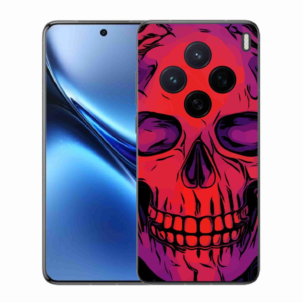Gélový kryt mmCase na Vivo X200 5G - lebka