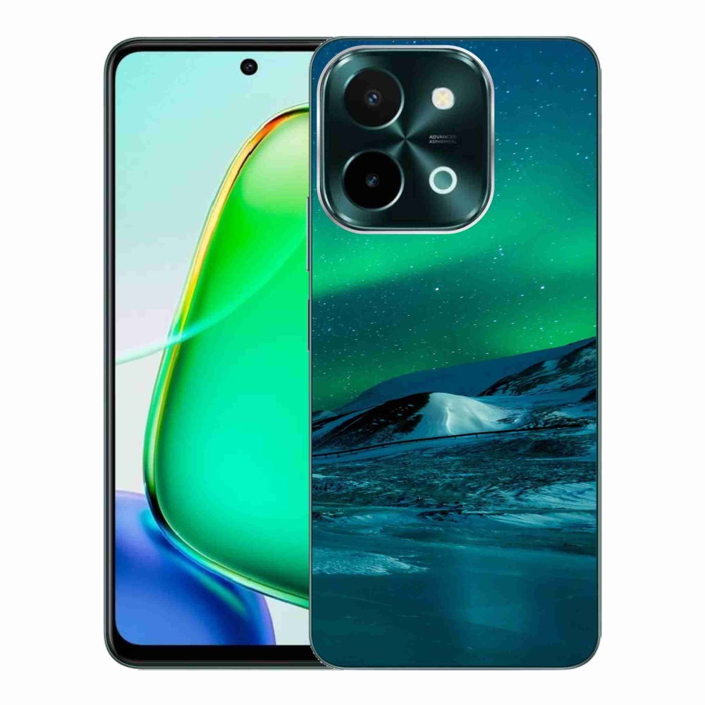 Gélový kryt mmCase na Vivo Y28 - polárna žiara