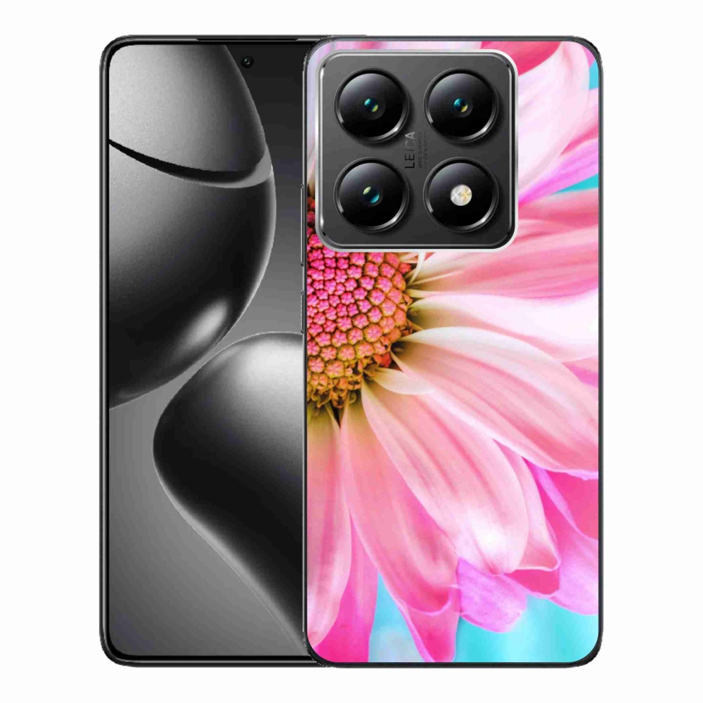 Gélový kryt mmCase na Xiaomi 14T Pro - ružový kvet